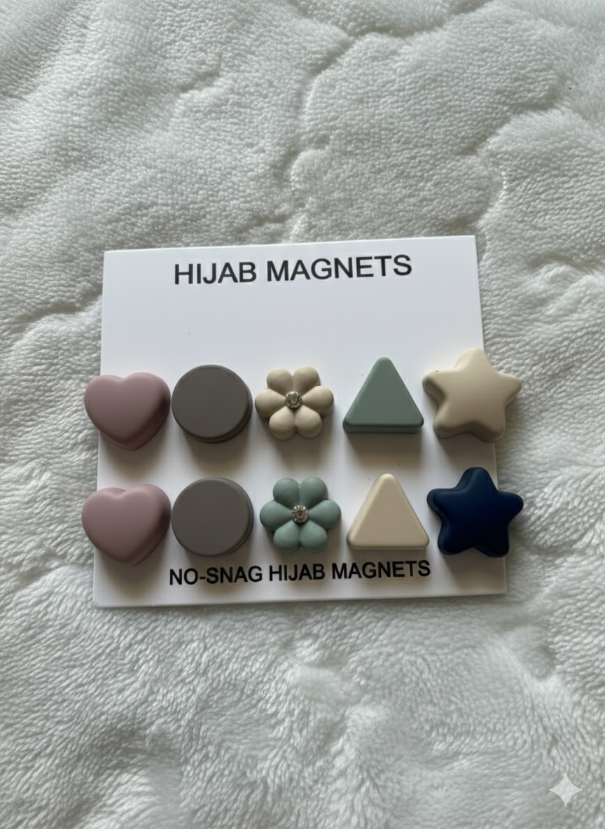 Hijab & Dupatta Magnetic Button Pins