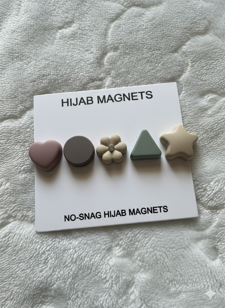 Hijab & Dupatta Magnetic Button Pins