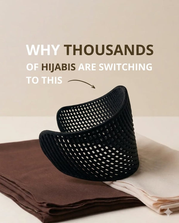 ⭐ Hijab & Dupata Stopper® Anti Sweat Crown  ⭐  (original Nylon + Velvet Coated)