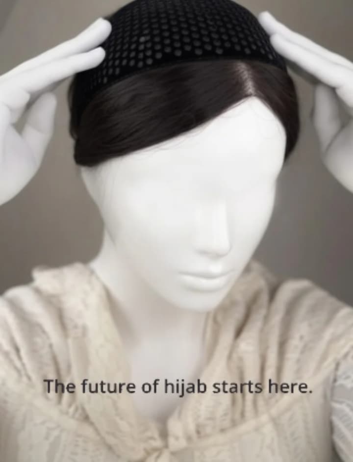 ⭐ Original Hijab & Dupatta Crown® (Velvet Coated) ⭐