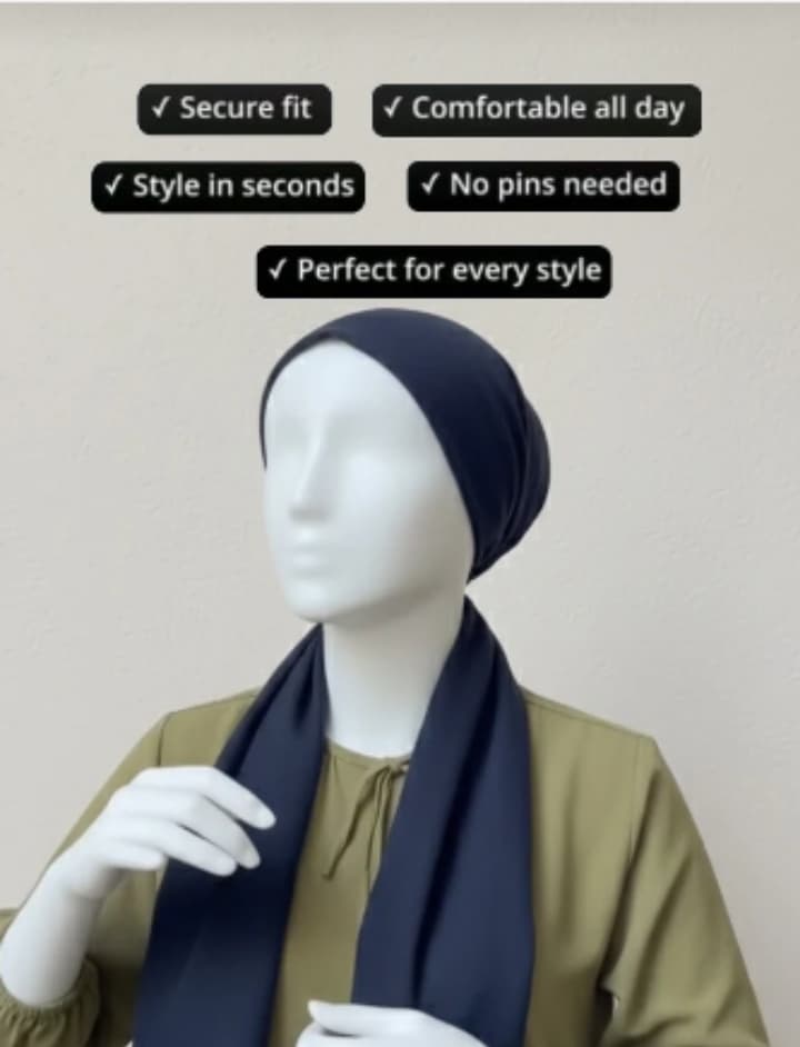 ⭐ Original Hijab & Dupatta Crown® (Velvet Coated) ⭐