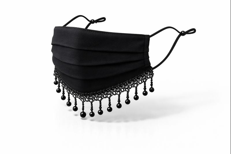 Classic Pearl Lace Face Mask - Jersey Face Mask